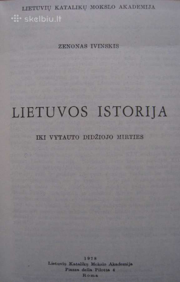 Zenonas Ivinskis Lietuvos istorija - nuotraukos Nr. 4