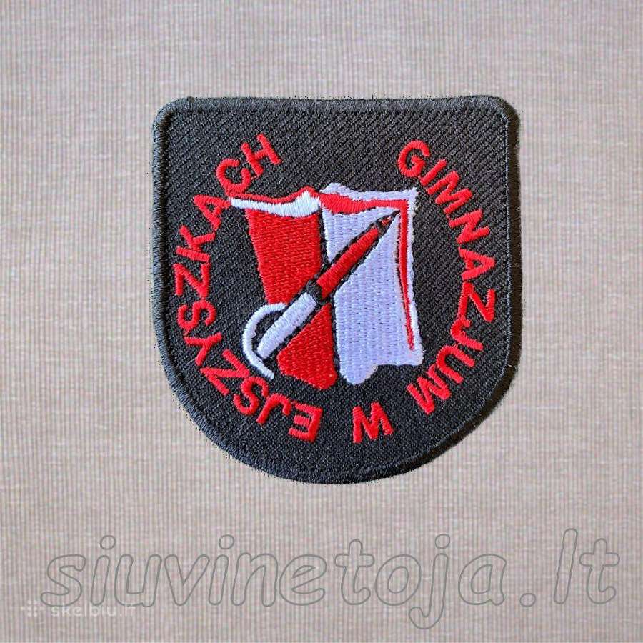 Siuvinėtos mokyklinės emblemos - nuotraukos Nr. 4