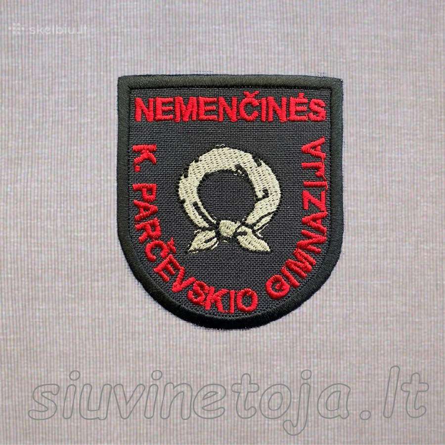 Siuvinėtos mokyklinės emblemos - nuotraukos Nr. 7