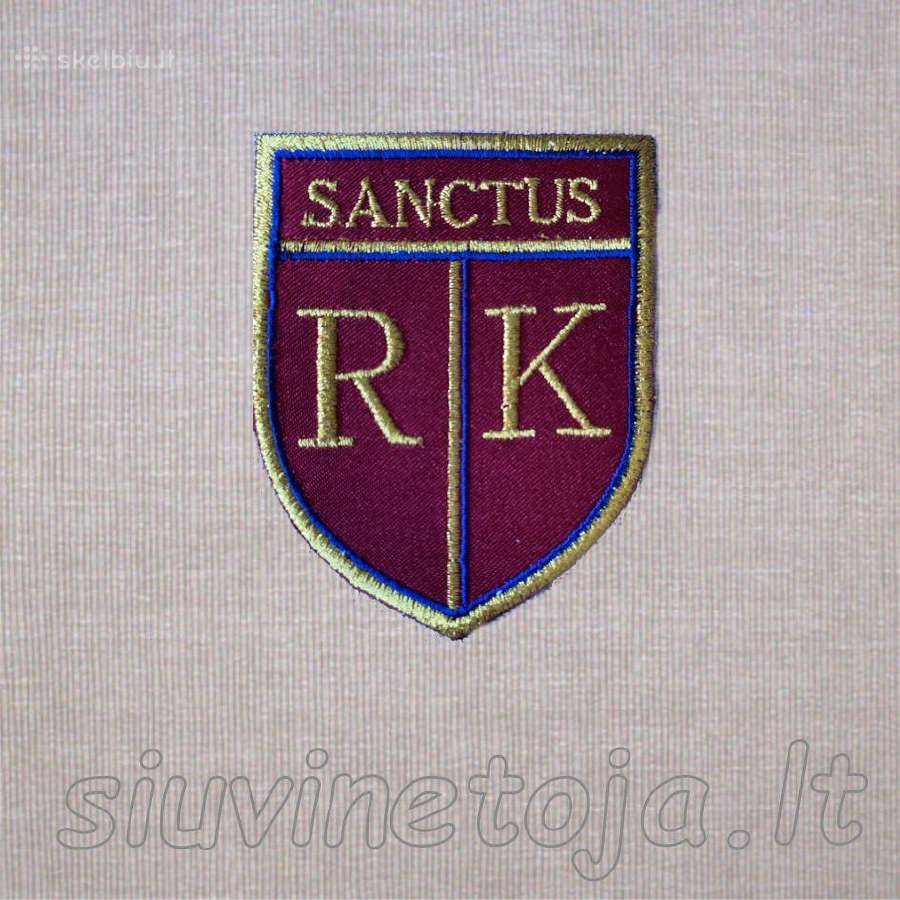 Siuvinėtos mokyklinės emblemos - nuotraukos Nr. 8