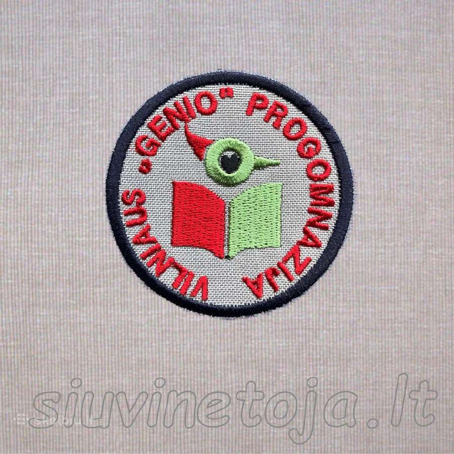 Siuvinėtos mokyklinės emblemos - nuotraukos Nr. 10