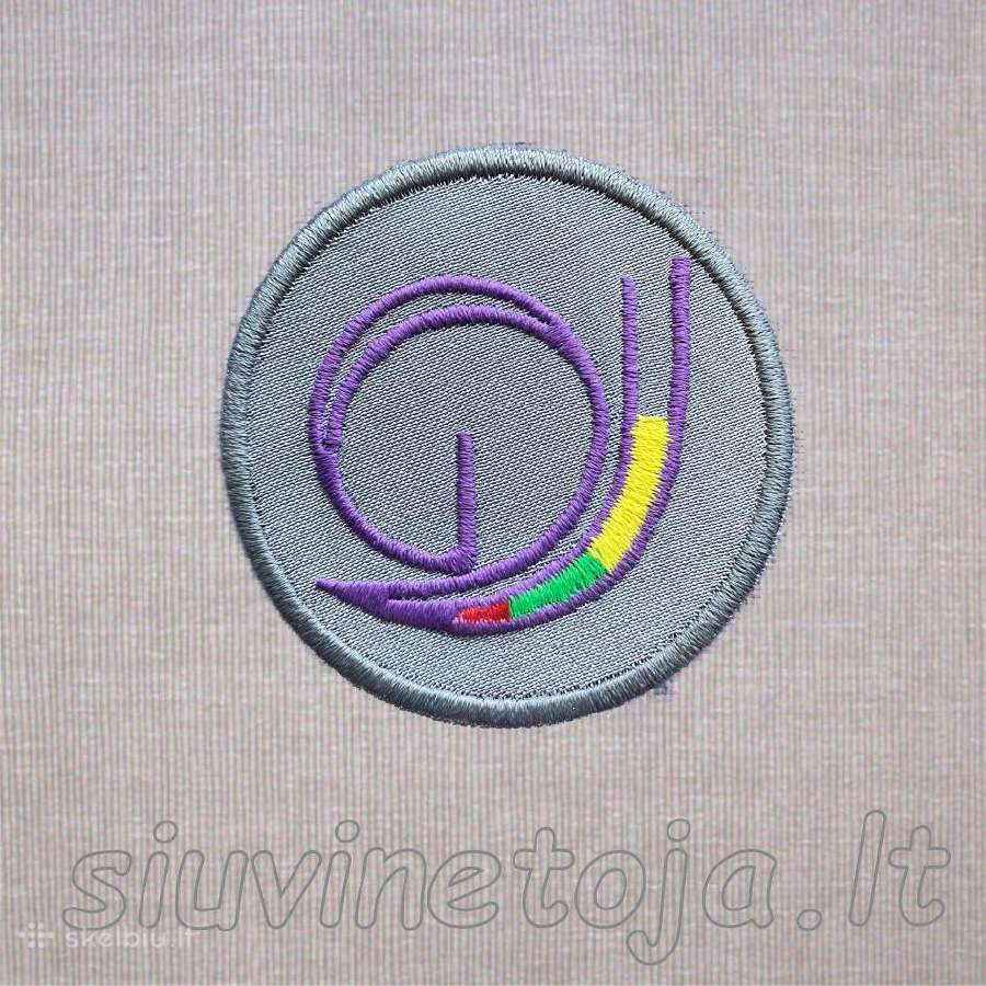 Siuvinėtos mokyklinės emblemos - nuotraukos Nr. 11