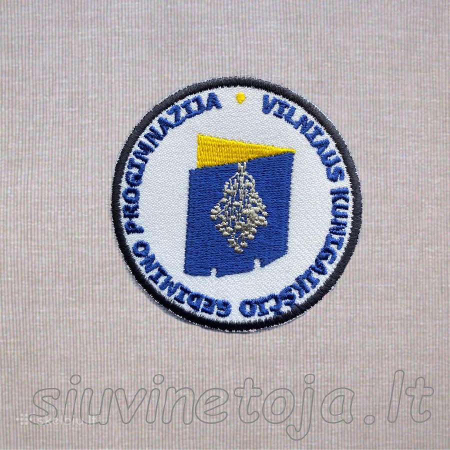 Siuvinėtos mokyklinės emblemos - nuotraukos Nr. 12