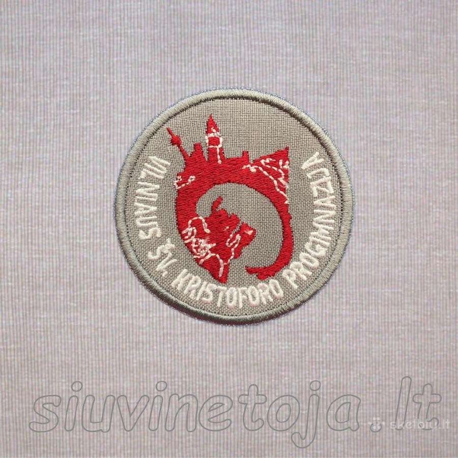 Siuvinėtos mokyklinės emblemos - nuotraukos Nr. 14