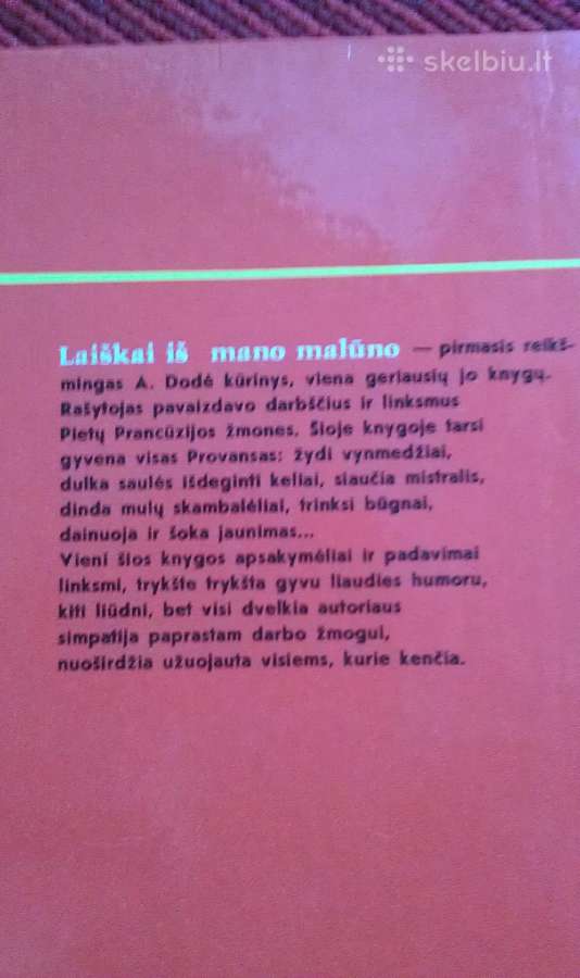 "Laiškai iš mano malūno"dodė Alfonsas 1988 m. - nuotraukos Nr. 3