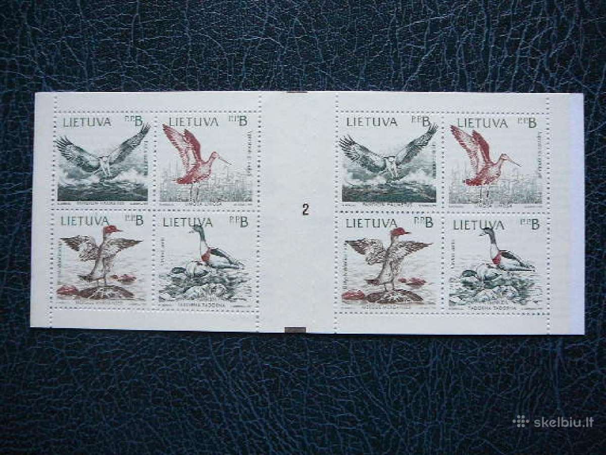 Lietuva 1992 Pauksciai svarus bukletas lit501s2