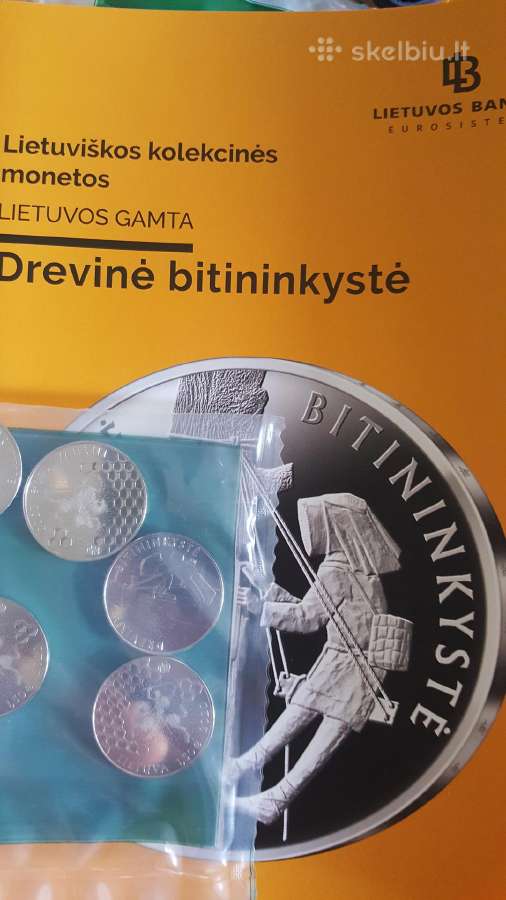 1,5 Eur moneta, skirta Drevinei bitininkystei