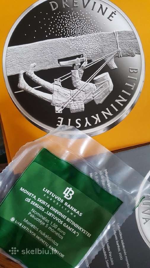 1,5 Eur moneta, skirta Drevinei bitininkystei - nuotraukos Nr. 3