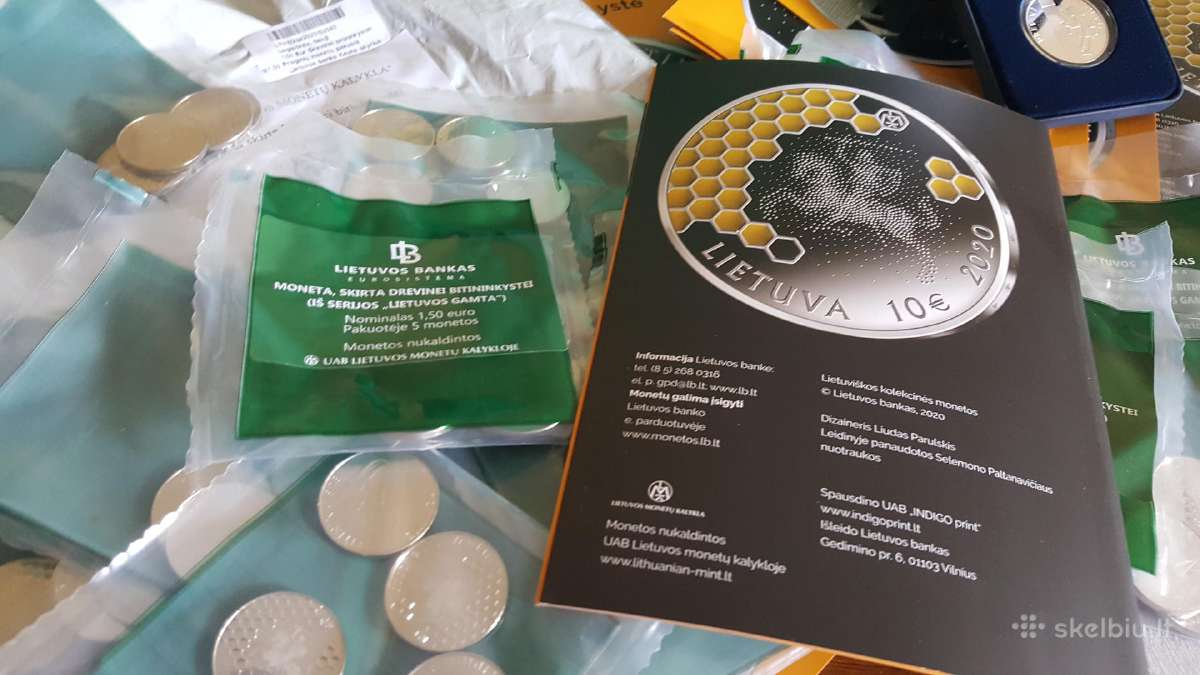 1,5 Eur moneta, skirta Drevinei bitininkystei - nuotraukos Nr. 2