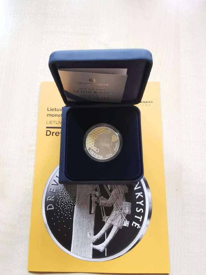 2020m.10 Eur moneta, skirta Drevinei bitininkystei