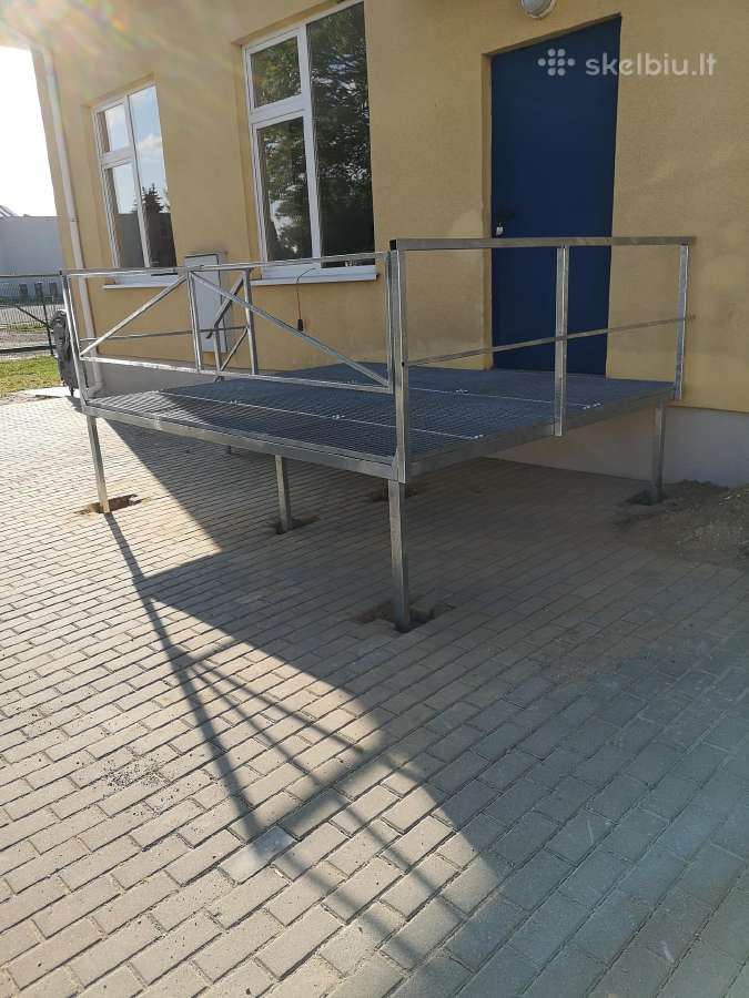 Laiptai-pandusai-rampos-turėklai-tvoros - nuotraukos Nr. 14