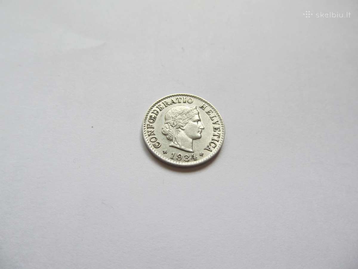 5 rapen , Šveicarija , 1932 , 1934 - nuotraukos Nr. 4