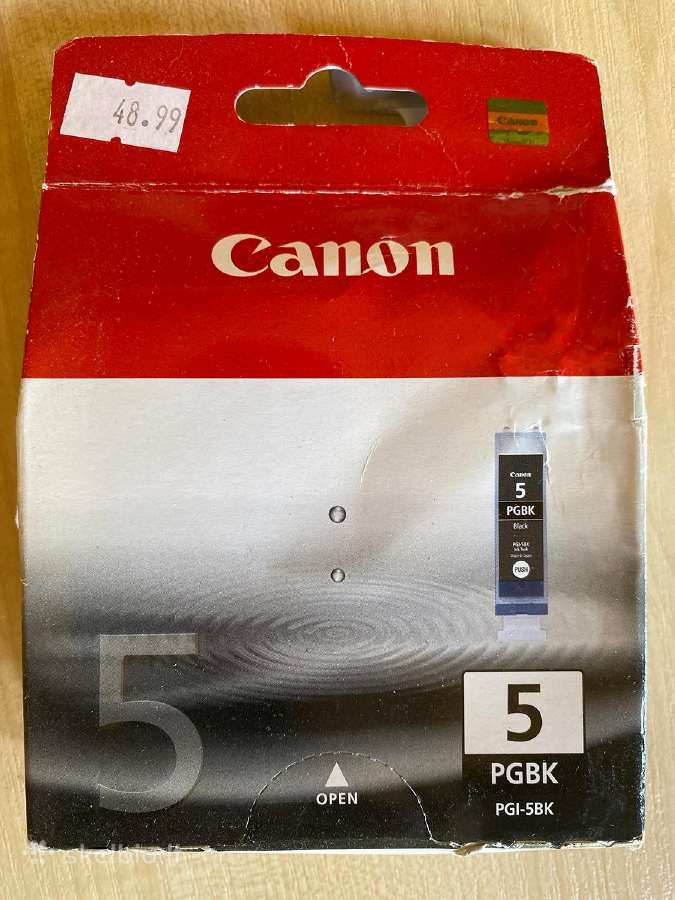 Nauja originali Canon juodo rašalo kasetė
