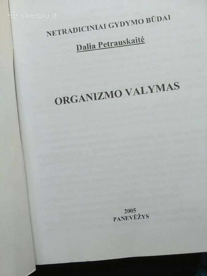 Organizmo valymas - nuotraukos Nr. 2
