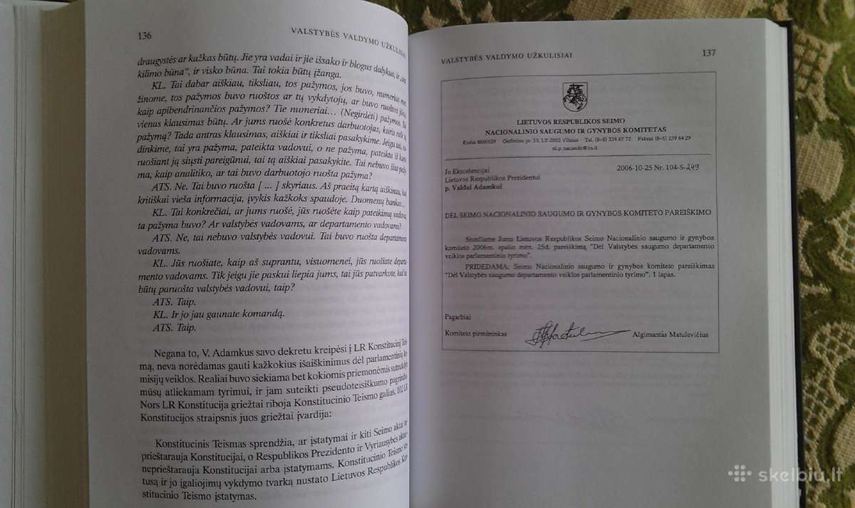 "Valstybės valdymo užkulisiai"matulevičius Algiman - nuotraukos Nr. 3