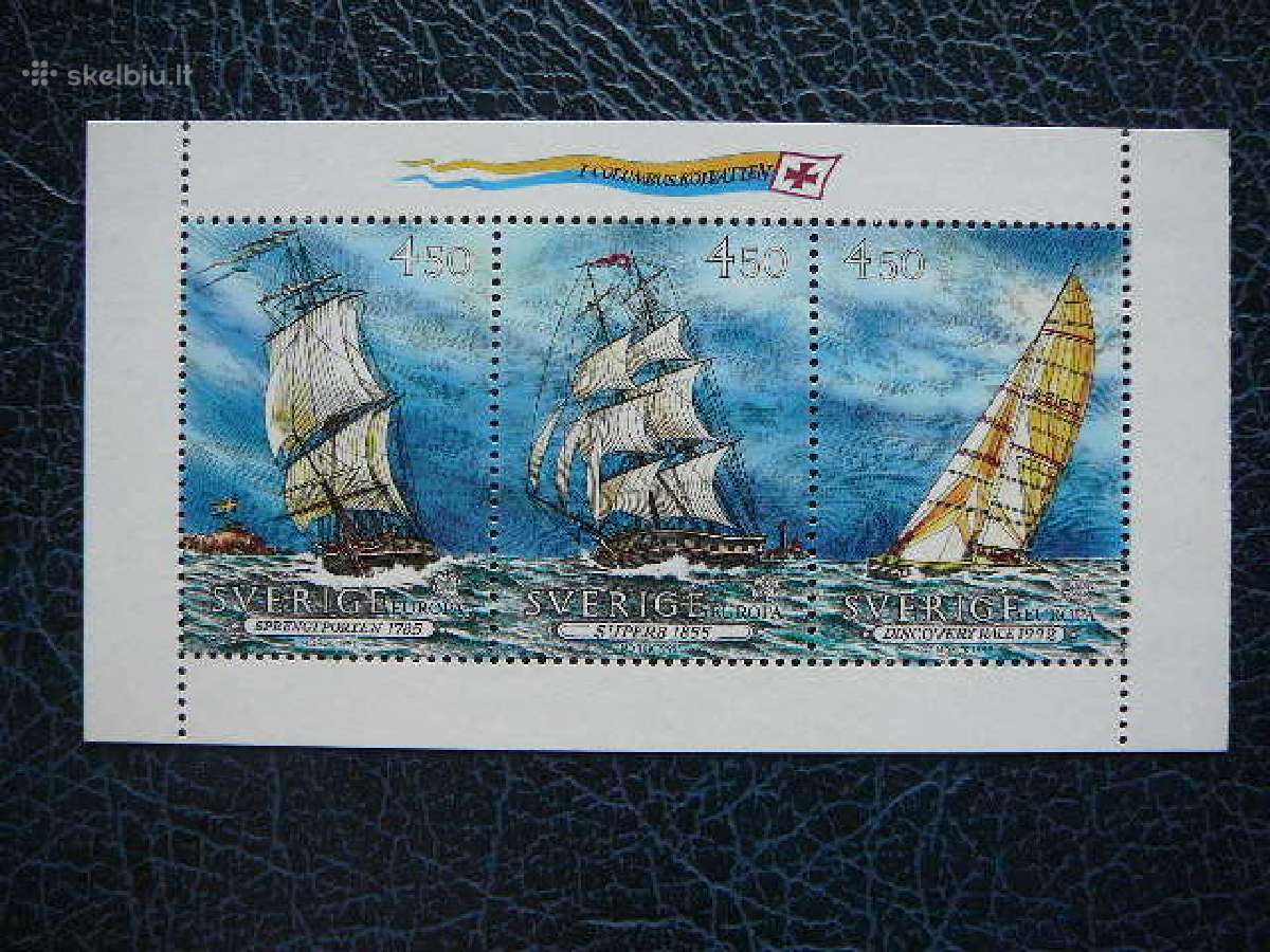 Burlaiviai Laivai Europa Svedija Mnh svd709