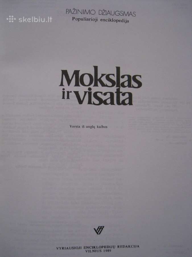 *Mokslas ir visata tvarkinga knyga - nuotraukos Nr. 5