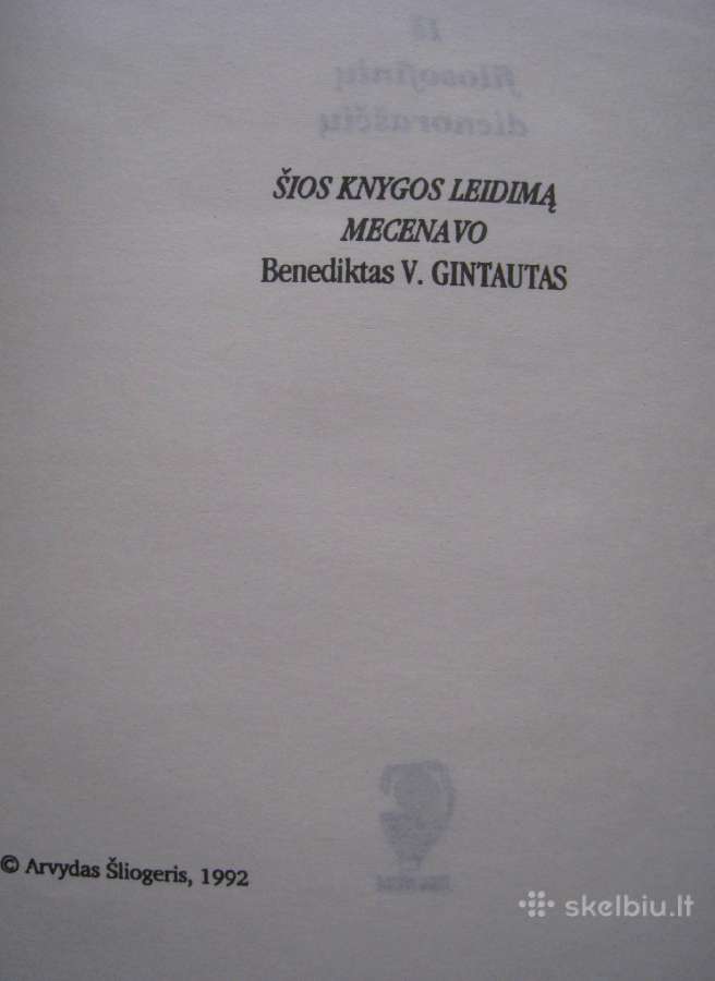 *Arvydas Šliogeris Post Scriptum - nuotraukos Nr. 5