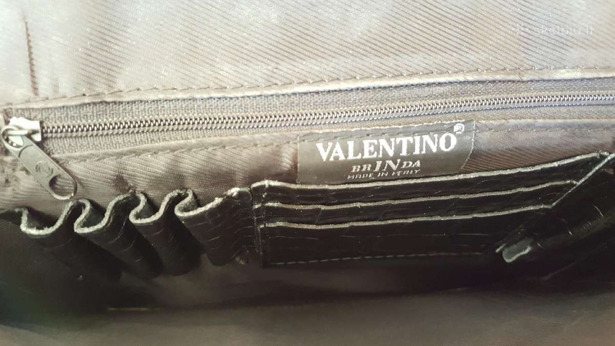 Juodas portfelis Valentino - nuotraukos Nr. 2