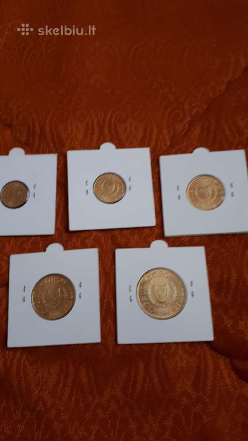 Kipras 1-20 Centų 1998m. Unc - nuotraukos Nr. 2