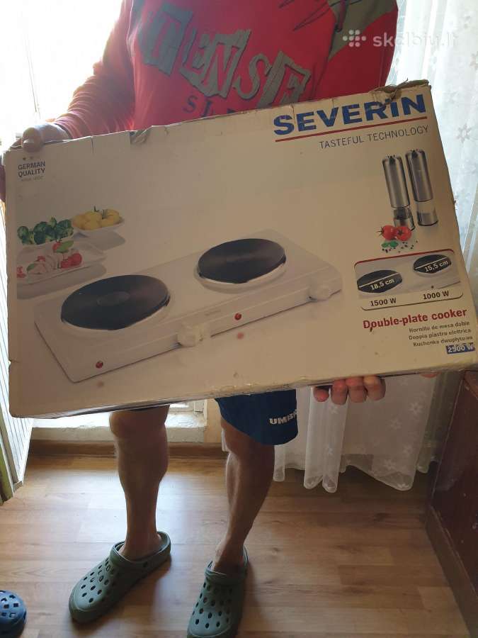 Pastatoma,kilnoj elektrinė viryklė 2-jų kaitviečių