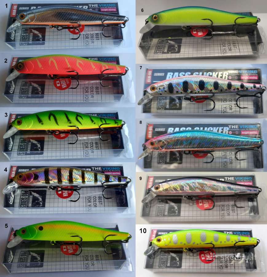 Zipbaits, Megabass, Jackall, Imakatsu Duo analogai - nuotraukos Nr. 15