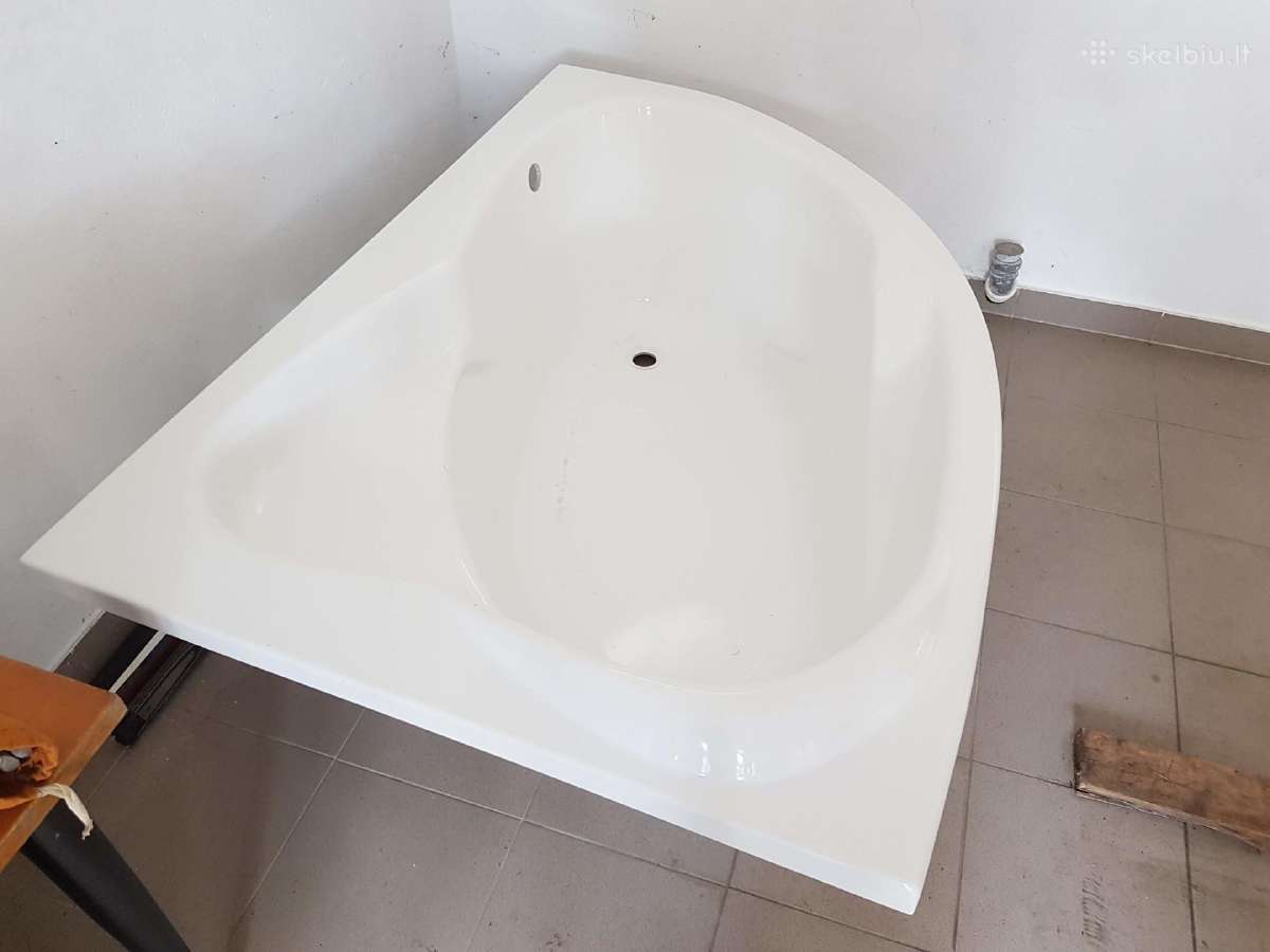 Nauja akmens masės vonia 1500x1000 - nuotraukos Nr. 4