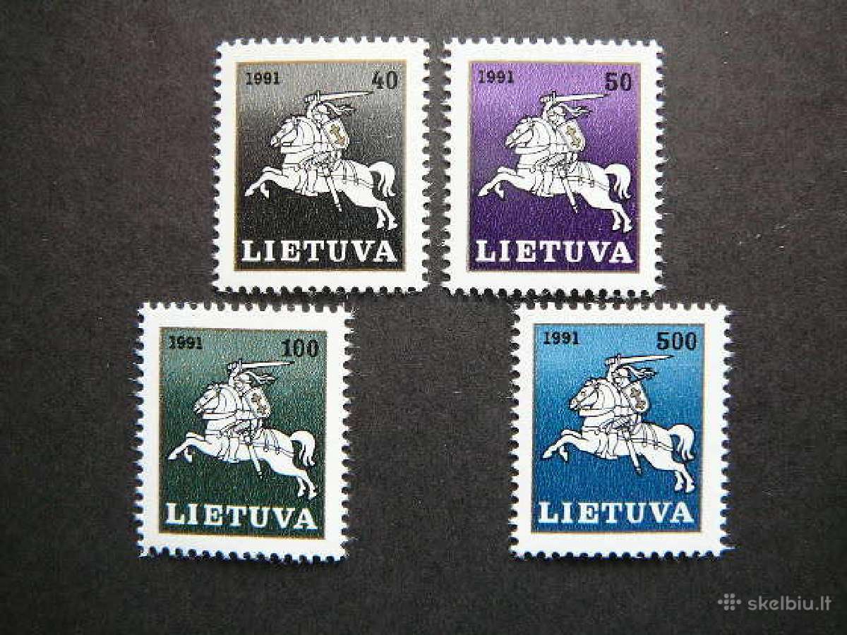 Lietuva 1991 Standartai Vytis svarus lit491s