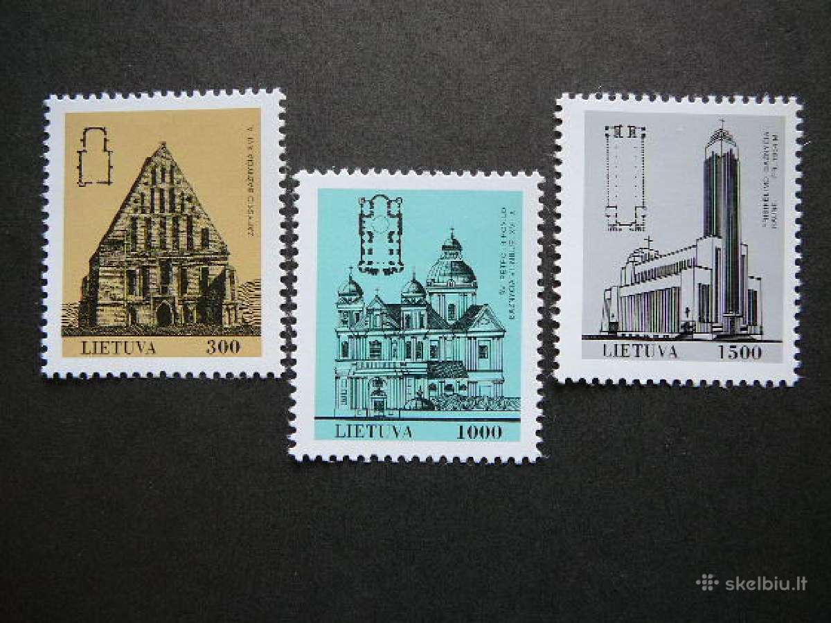 Lietuva 1993 Architektura svarus lit511s