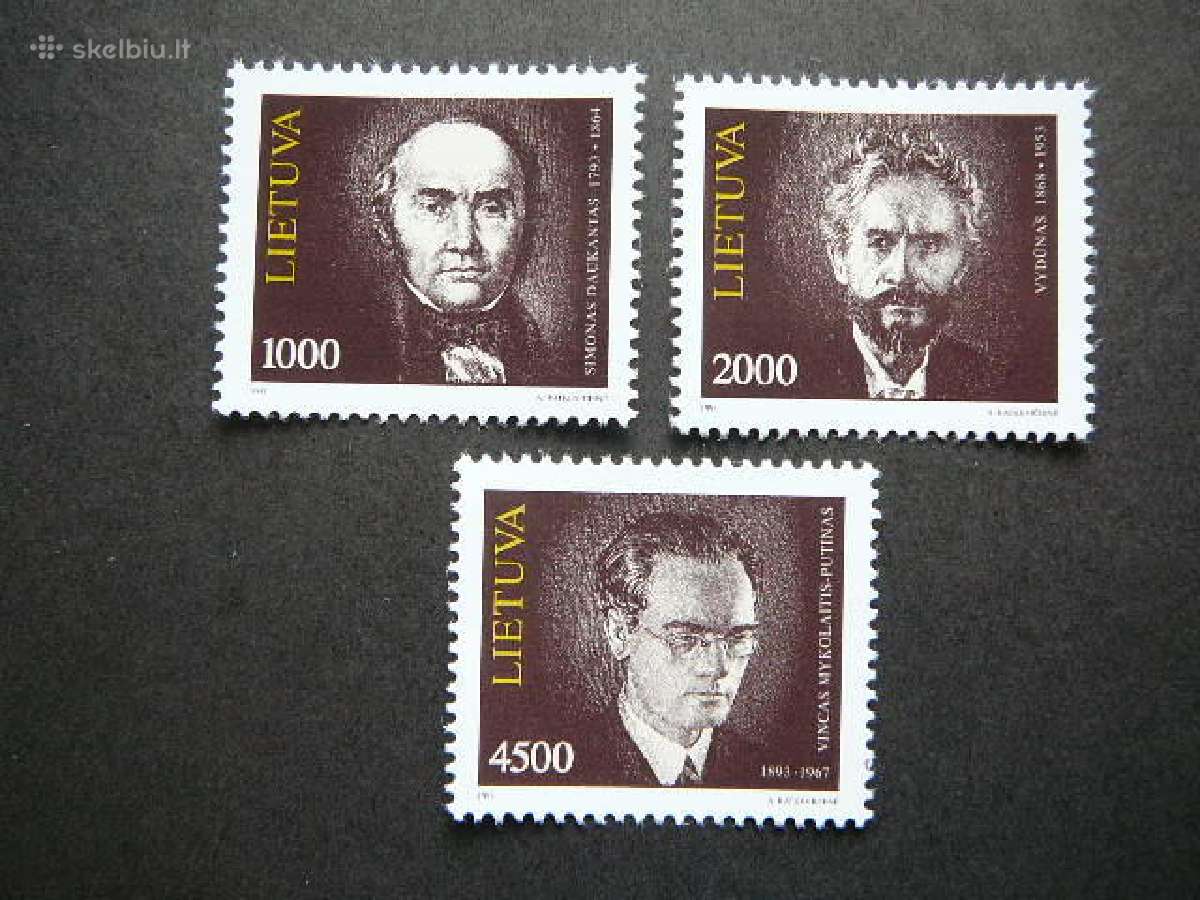 Lietuva 1993 Izymus zmones svarus lit523s