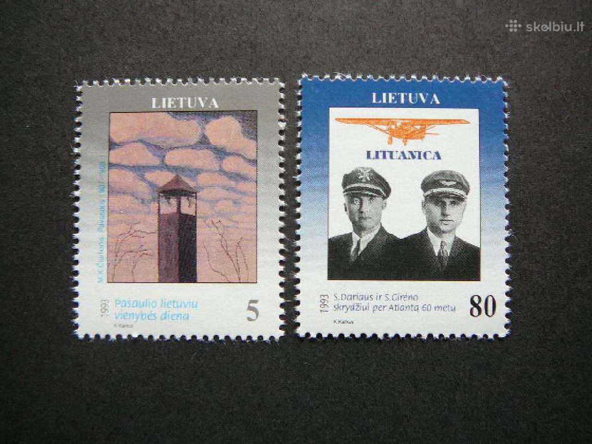 Lietuva 1993 Darius ir Girenas Mnh lit529/0s