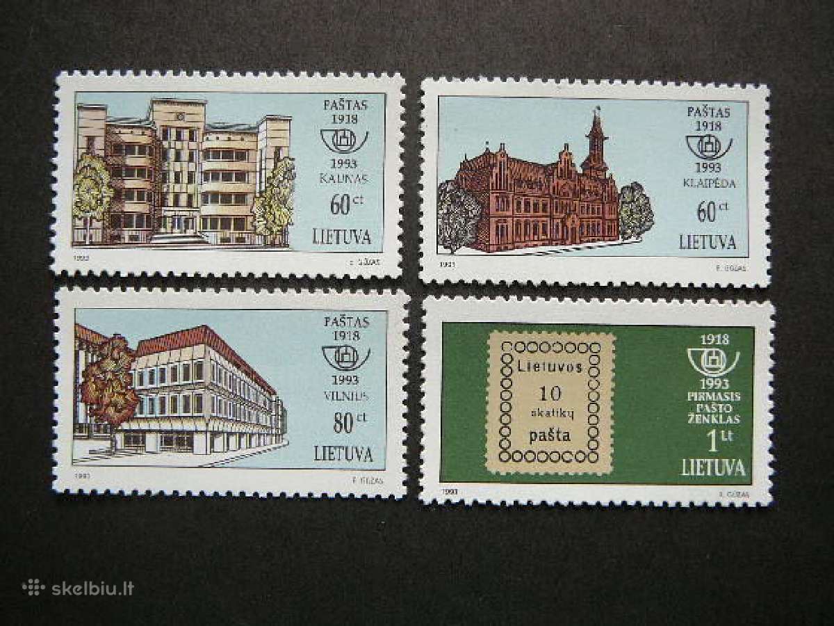 Lietuva 1993 Pastas svarus lit540/3s