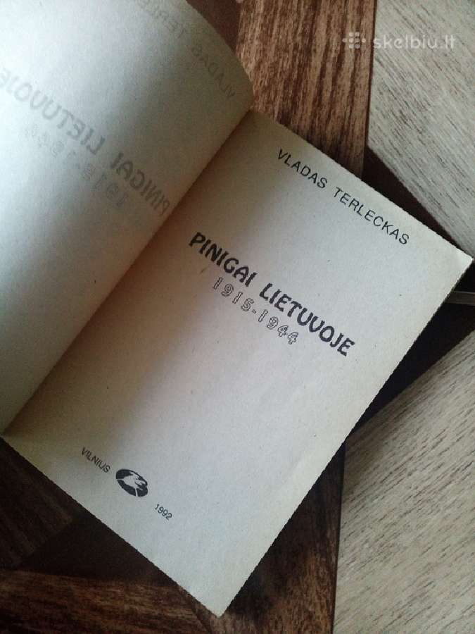 Knyga Pinigai Lietuvoje 1915-1944 - nuotraukos Nr. 2