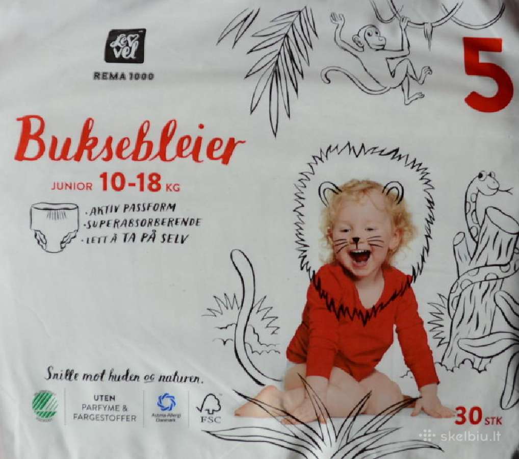 Atvežame. Pampers, Bleer, Mamia, Lupilu, Libero. - nuotraukos Nr. 3