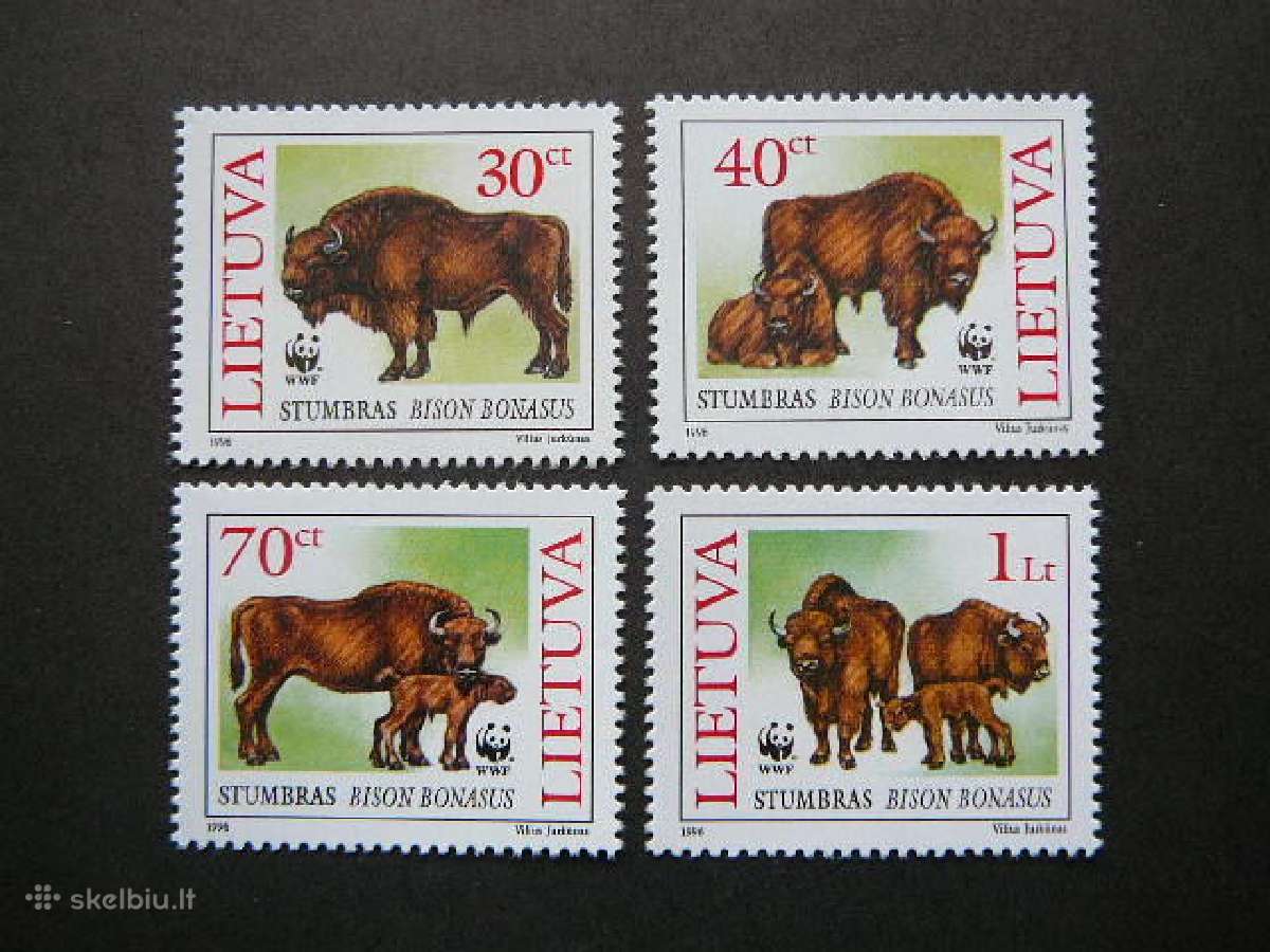 Lietuva 1996 Stumbrai svarus lit599/2s