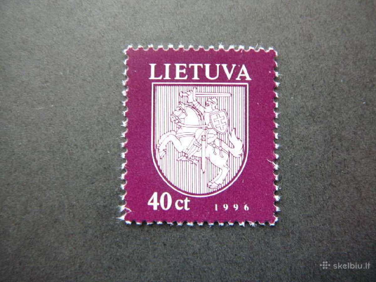 Lietuva 1996 Standartai svarus lit609s