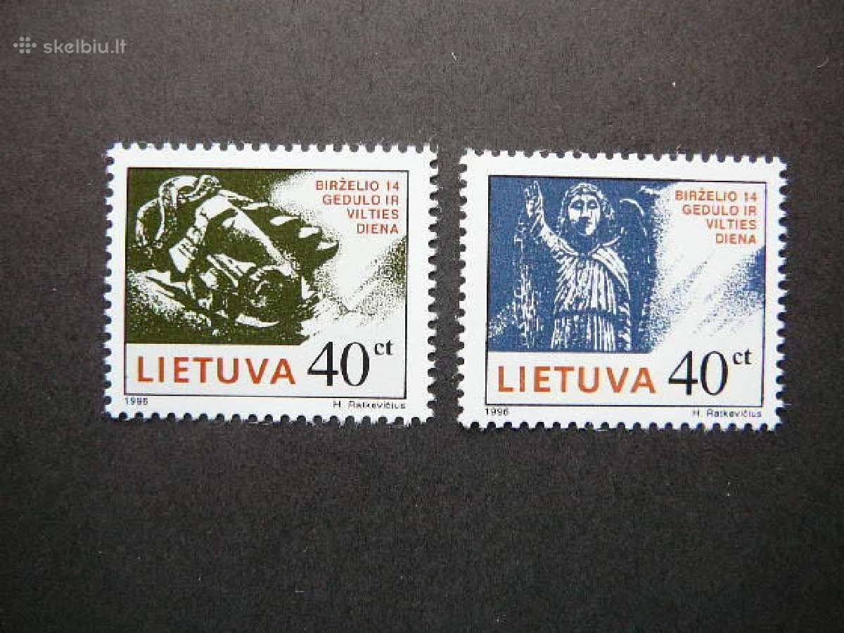 Lietuva 1996 Gedulo ir Vilties d. svarus lit613s