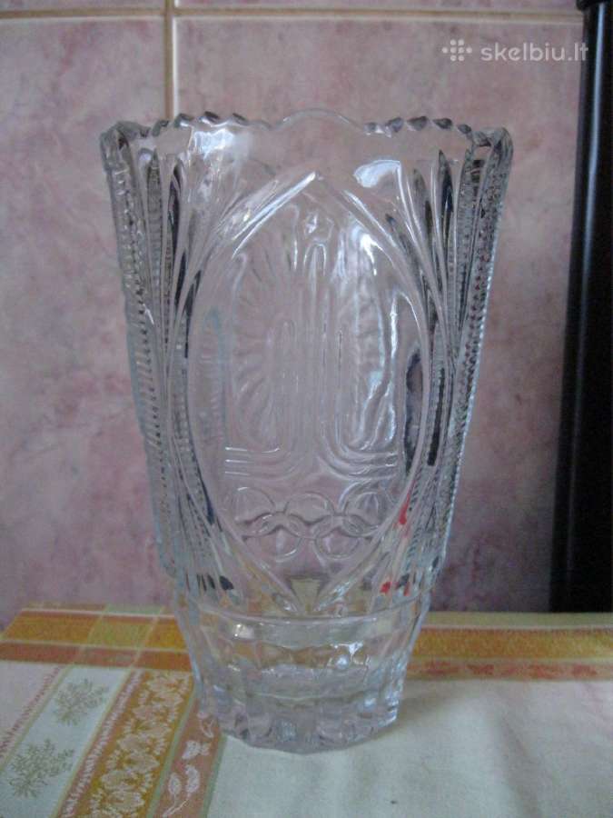 CCCP kristoline vaza Olimpiada - 80 Maskva.zr.foto