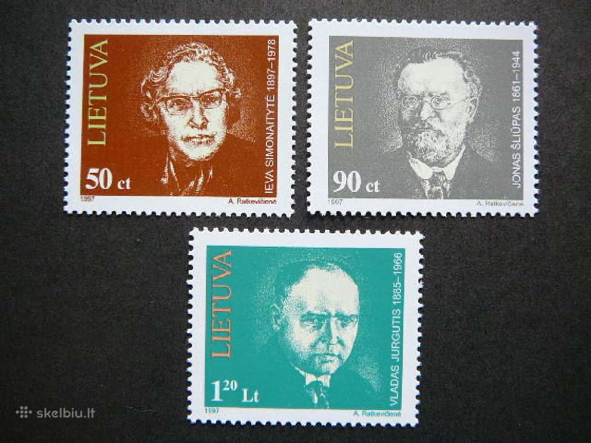Lietuva 1997 Izymus zmones svarus lit627s