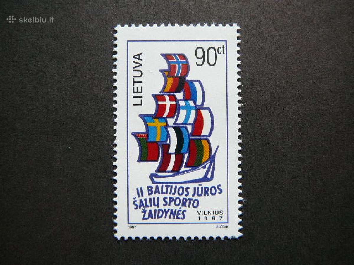 Lietuva 1997 Burlaiviai Laivai svarus lit644s