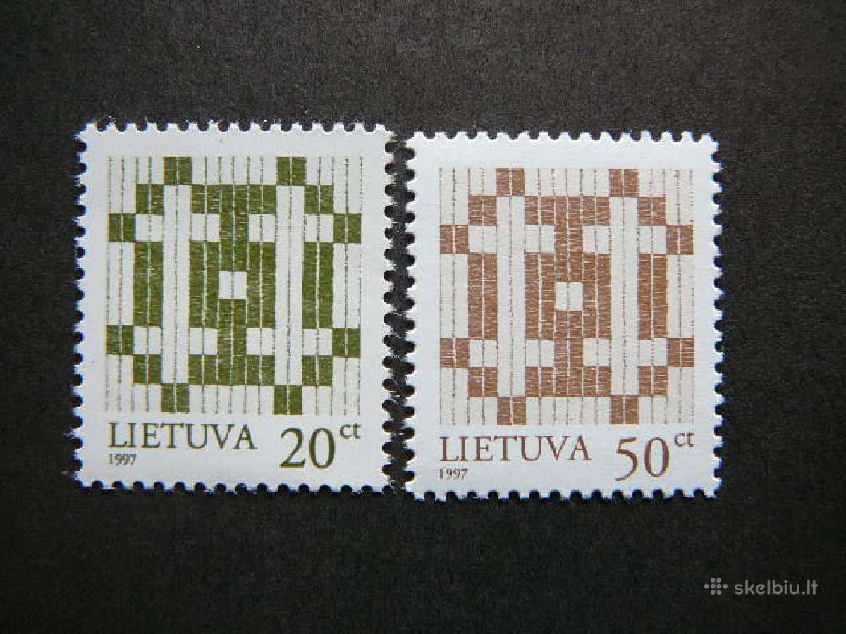 Lietuva 1997 Standartai svarus lit647s