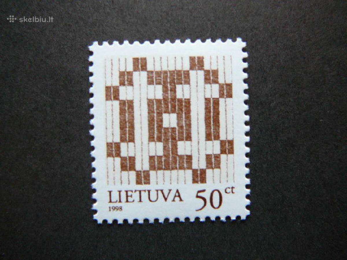 Lietuva 1998 Standartai 50ct svarus lit648iis