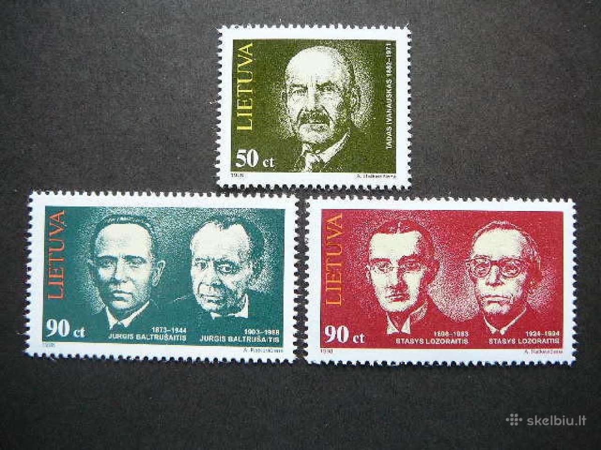 Lietuva 1998 Izymus zmones svarus lit665s