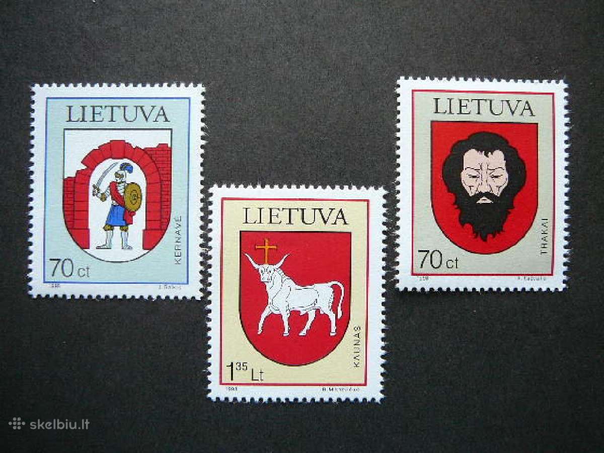 Lietuva 1998 Miestu herbai svarus lit673s