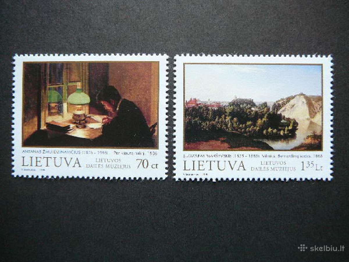 Lietuva 1998 Daile svarus lit678s