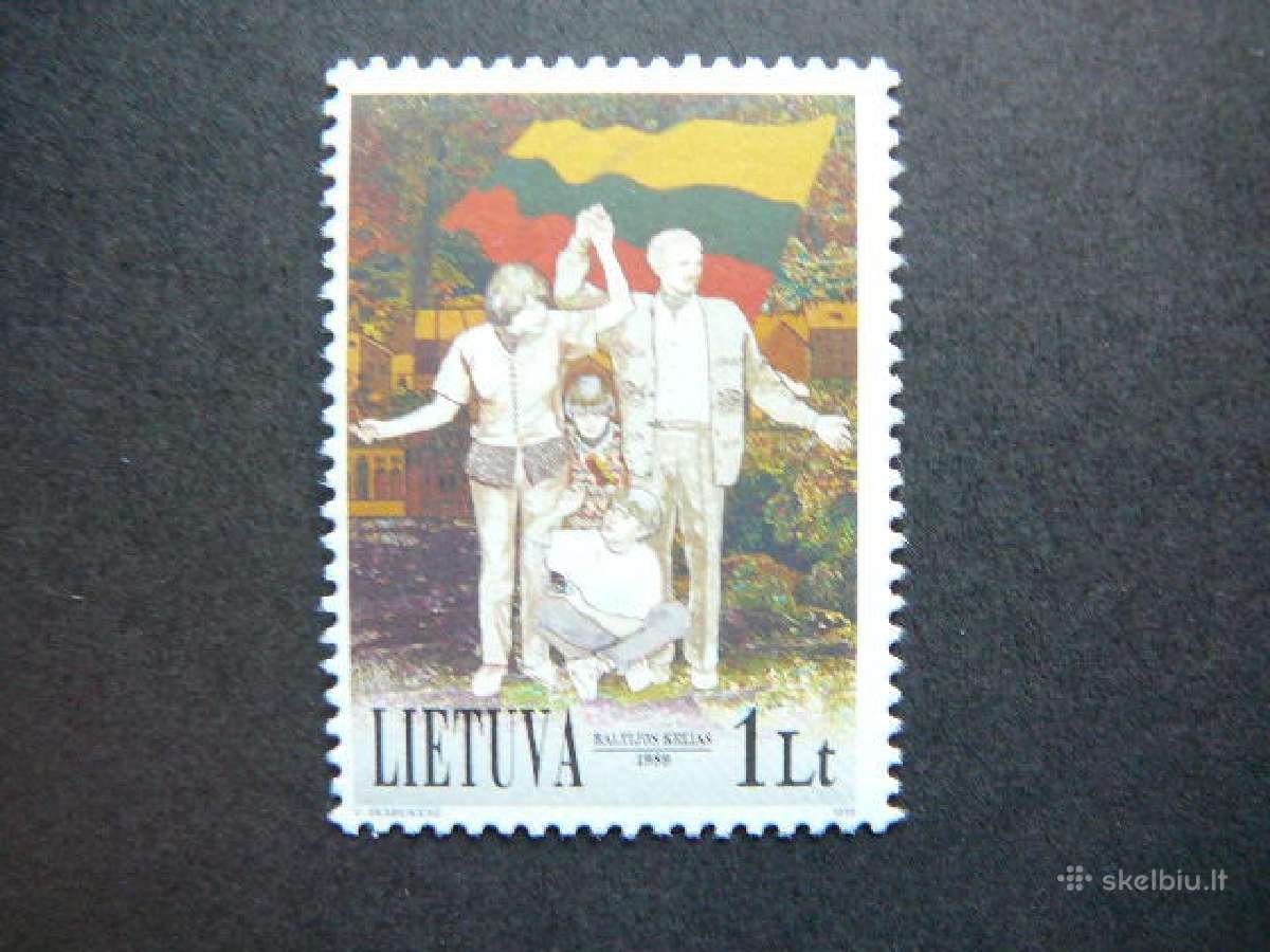 Lietuva 1999 Baltijos kelias svarus lit704s