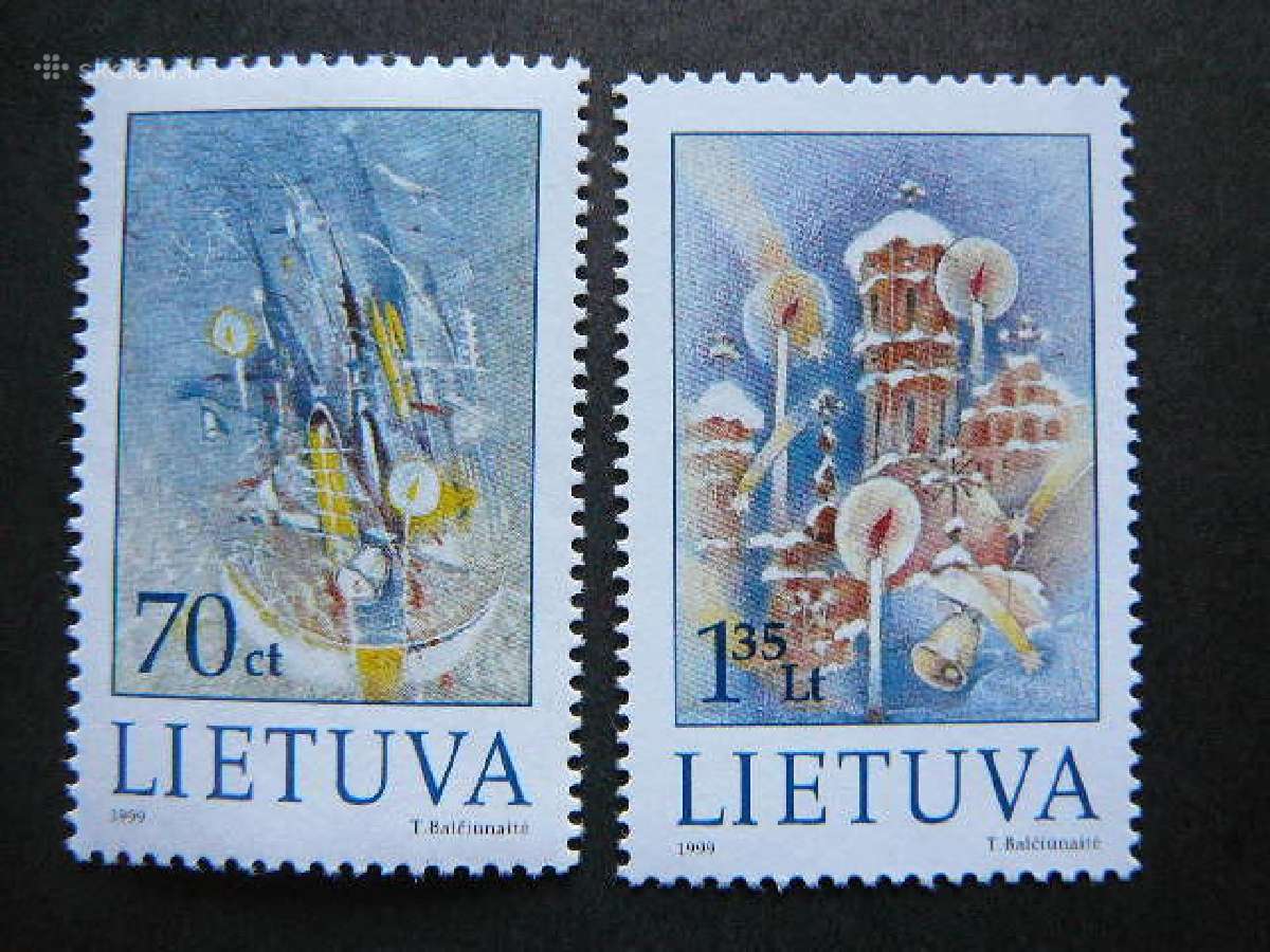Lietuva 1999 Sventos Kaledos svarus lit715/6s