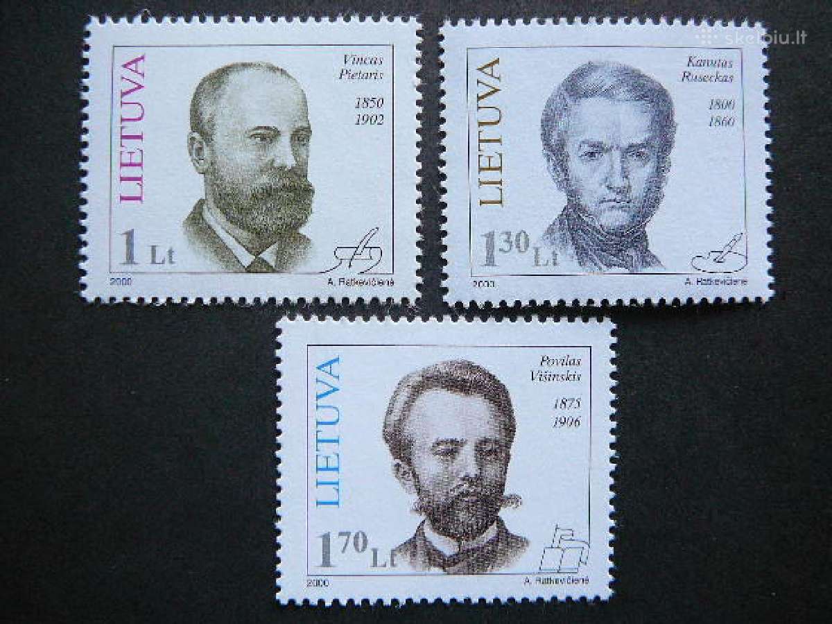 Lietuva 2000 Izymus zmones svarus lit725/7s