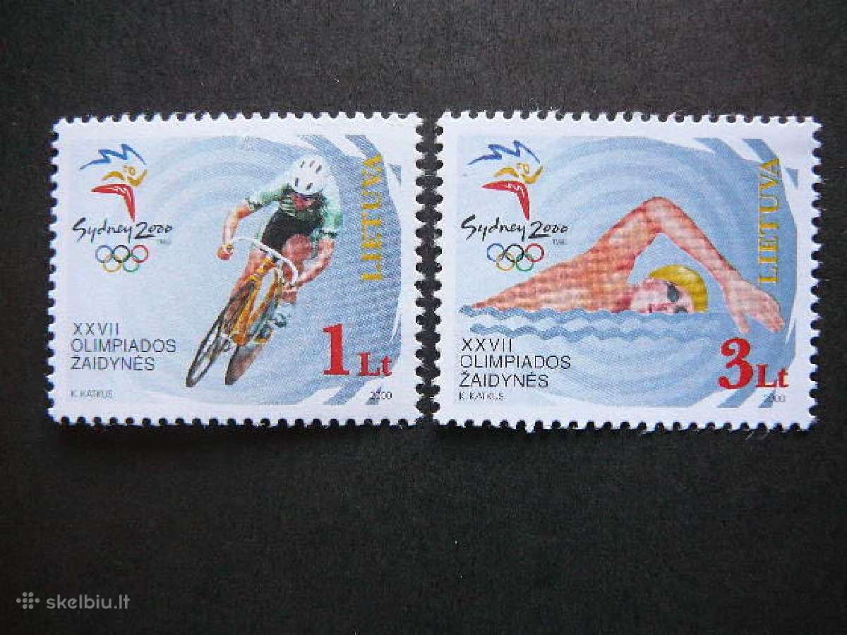Lietuva 2000 Olimpines svarus lit735/6s
