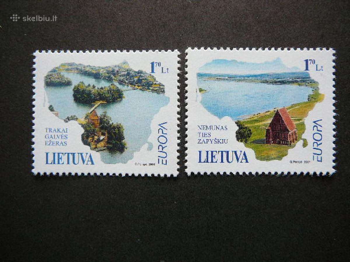 Lietuva 2001 Europa svarus lit756/7s